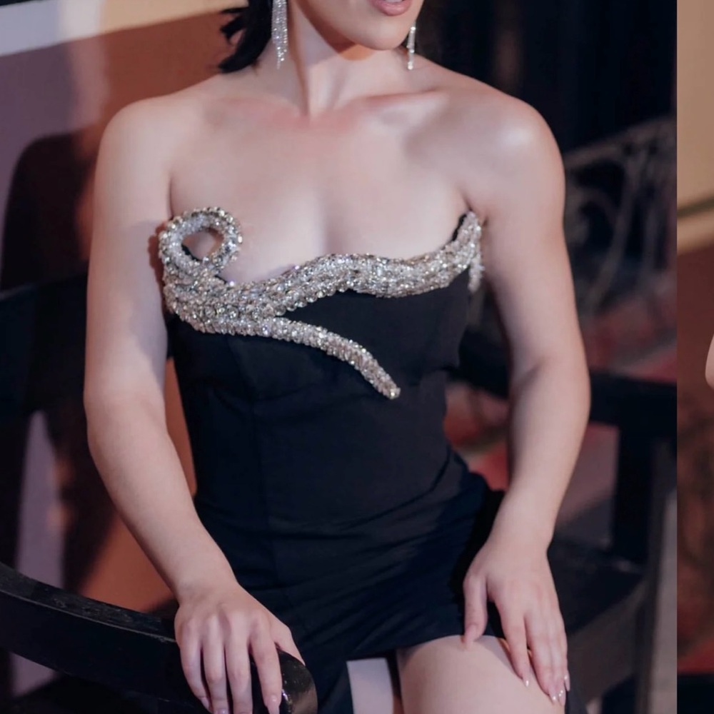 Elegant, classic and beautiful black dress